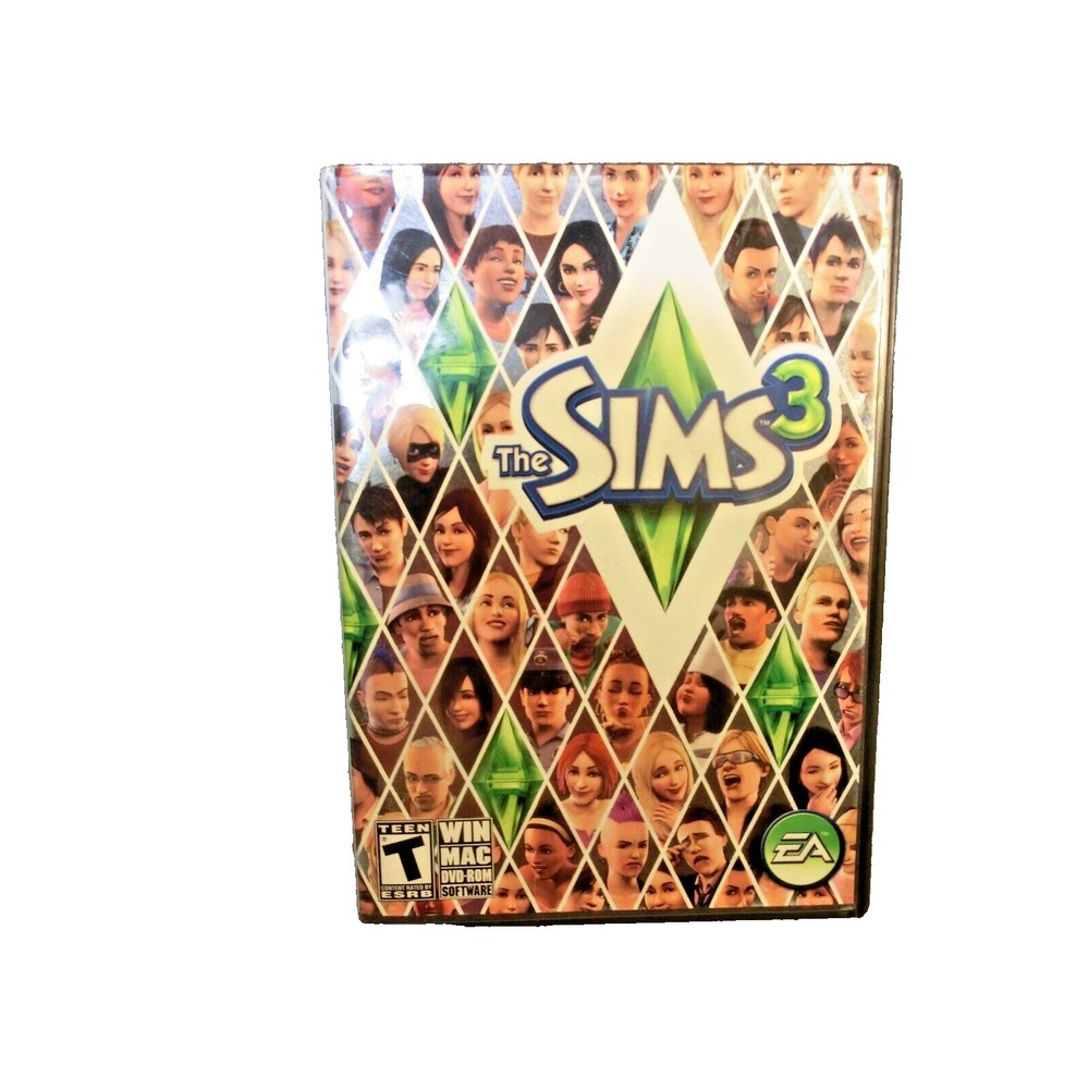 EA The Sims 3 PC Game Windows Mac 2009 Life Simulation Complete Excellent